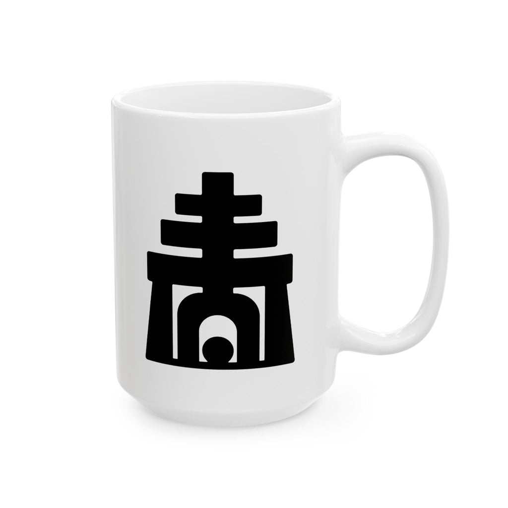 Vintage Riveter Ceramic Raincross Mug