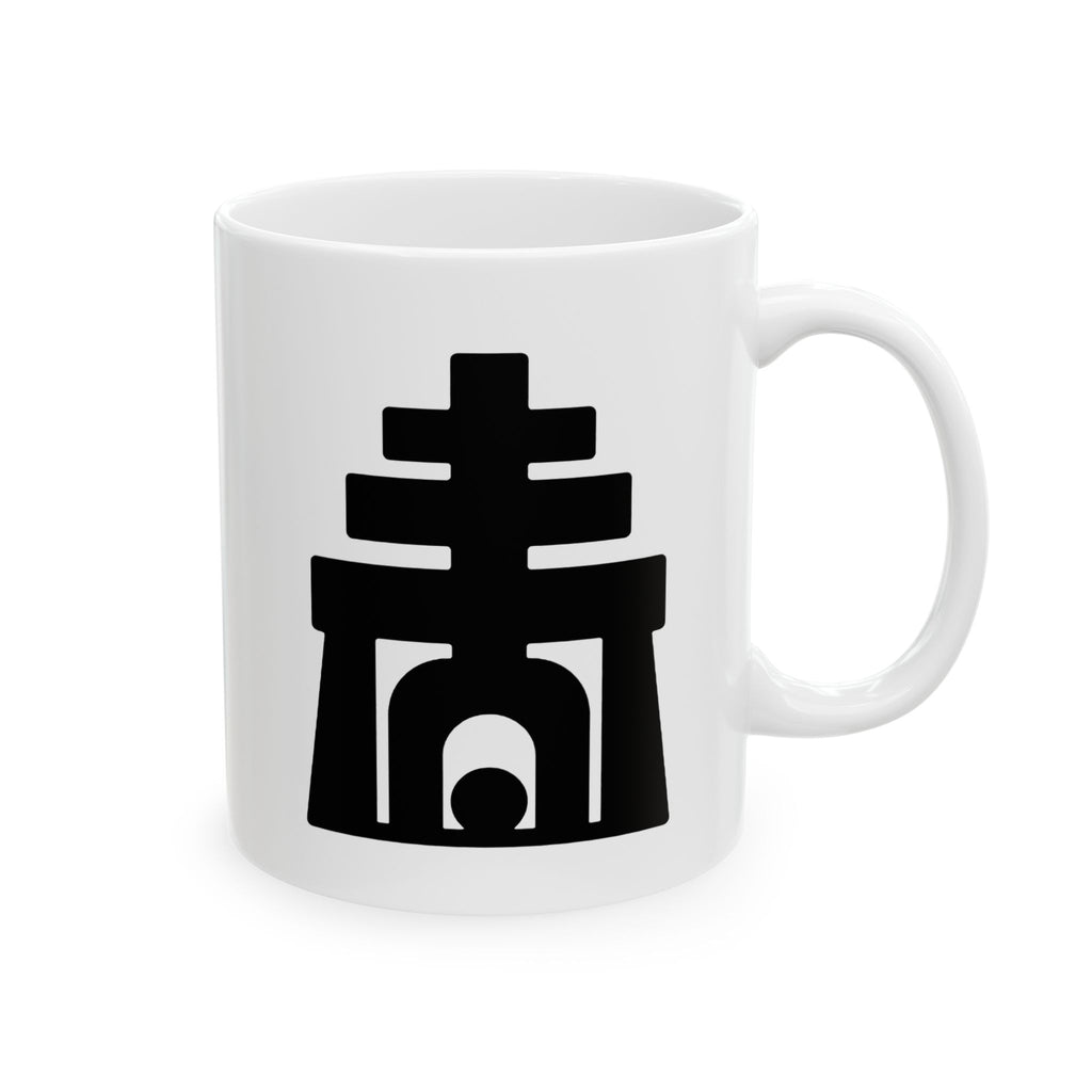 Vintage Riveter Ceramic Raincross Mug