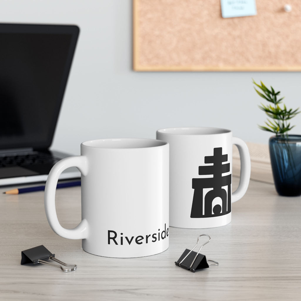 Vintage Riveter Ceramic Raincross Mug