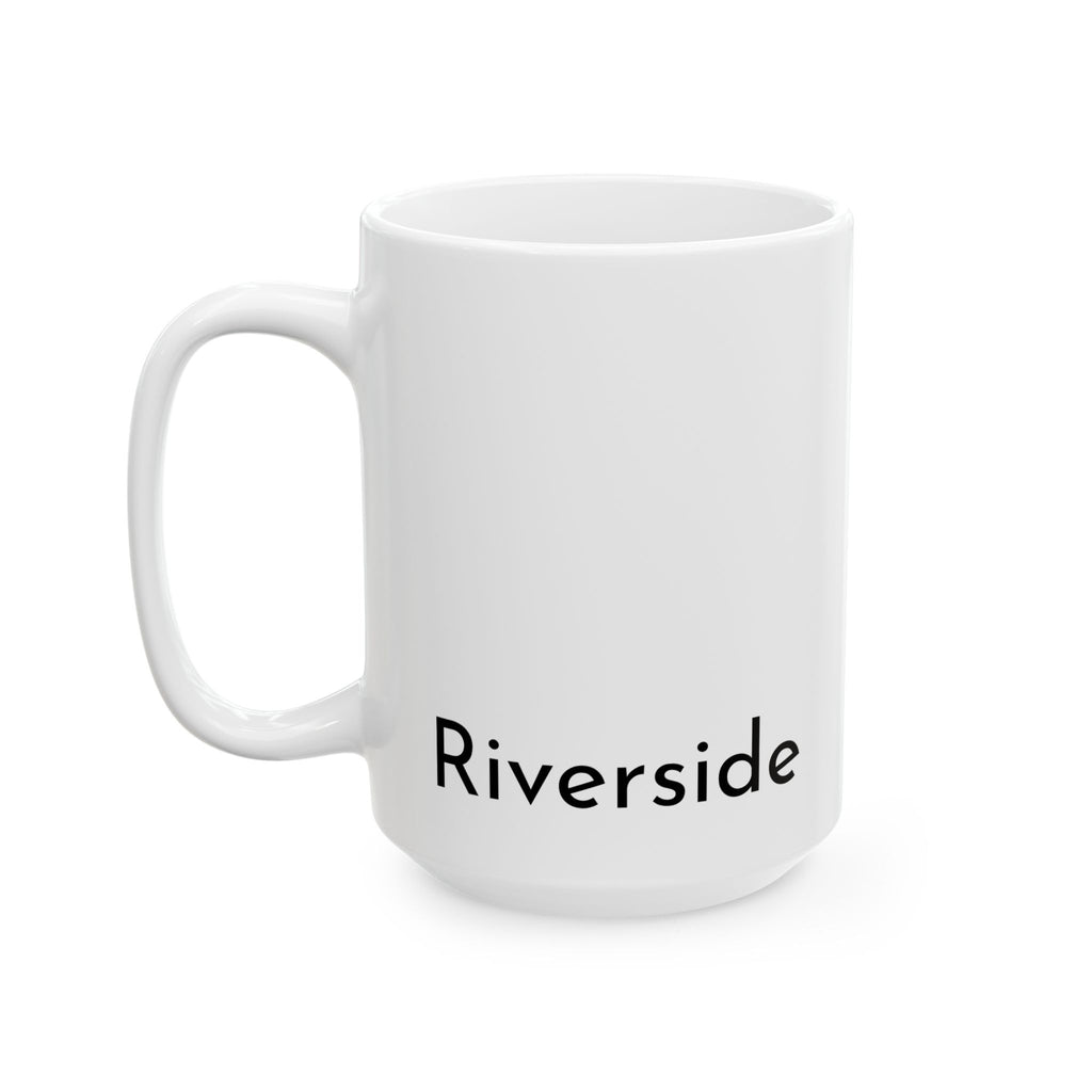 Vintage Riveter Ceramic Raincross Mug