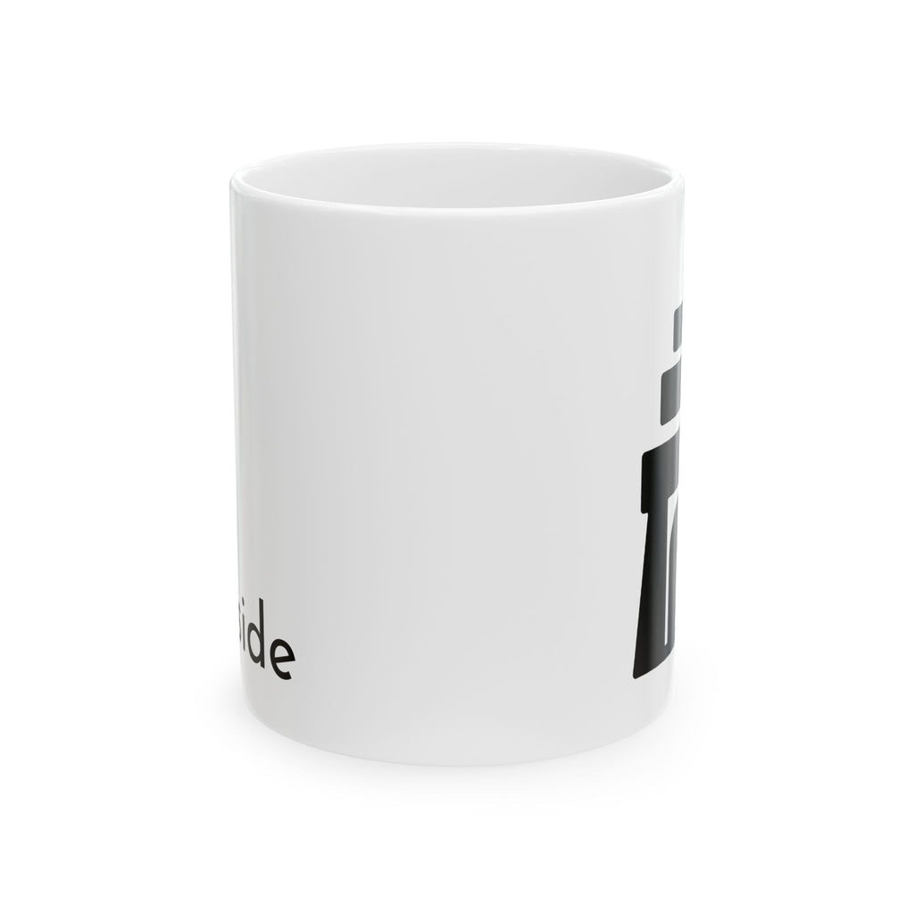 Vintage Riveter Ceramic Raincross Mug